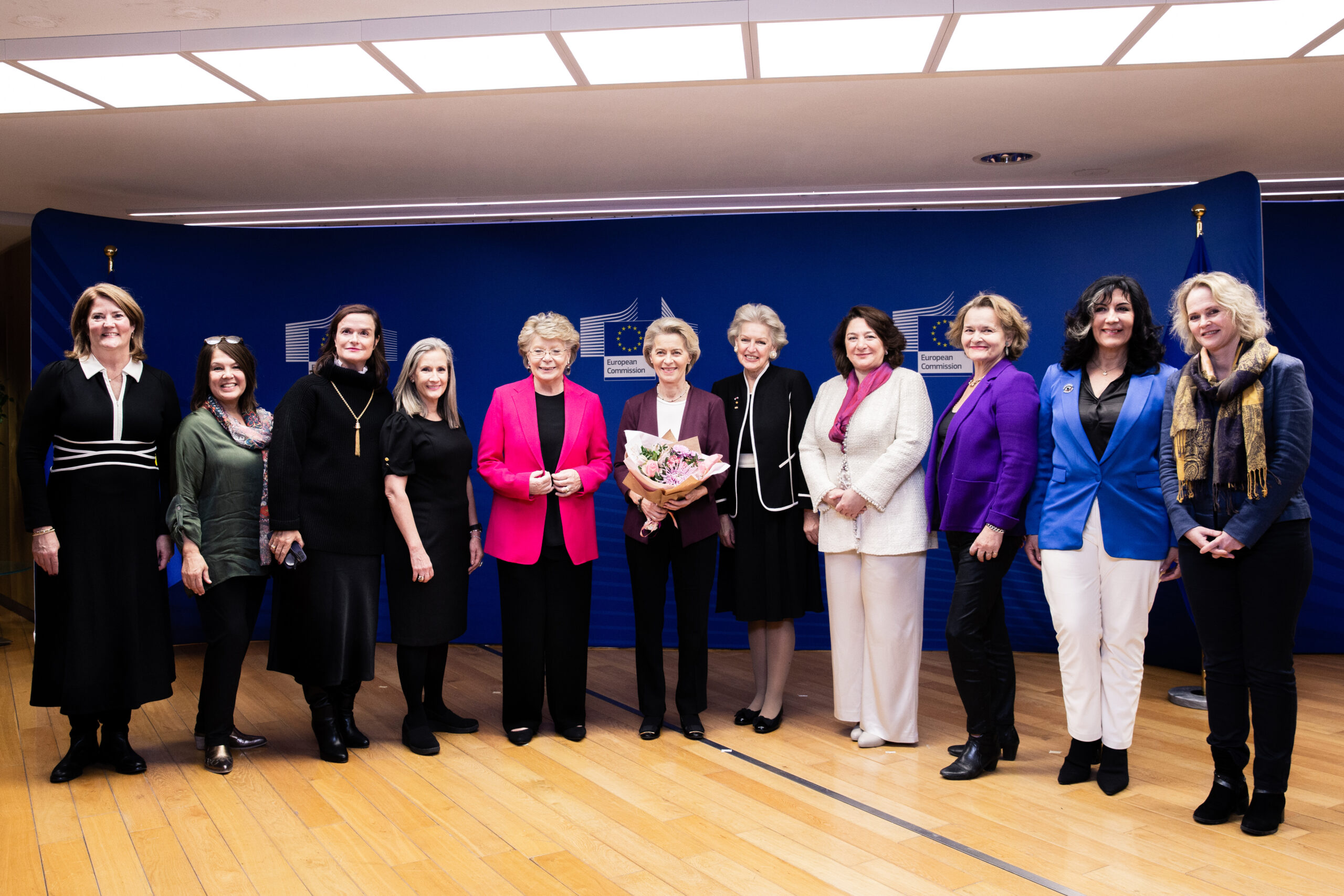 EU Commission President von der Leyen pays tribute to EBAN President Emeritus Candace Johnson for her work on the EU “Women on Boards” directive